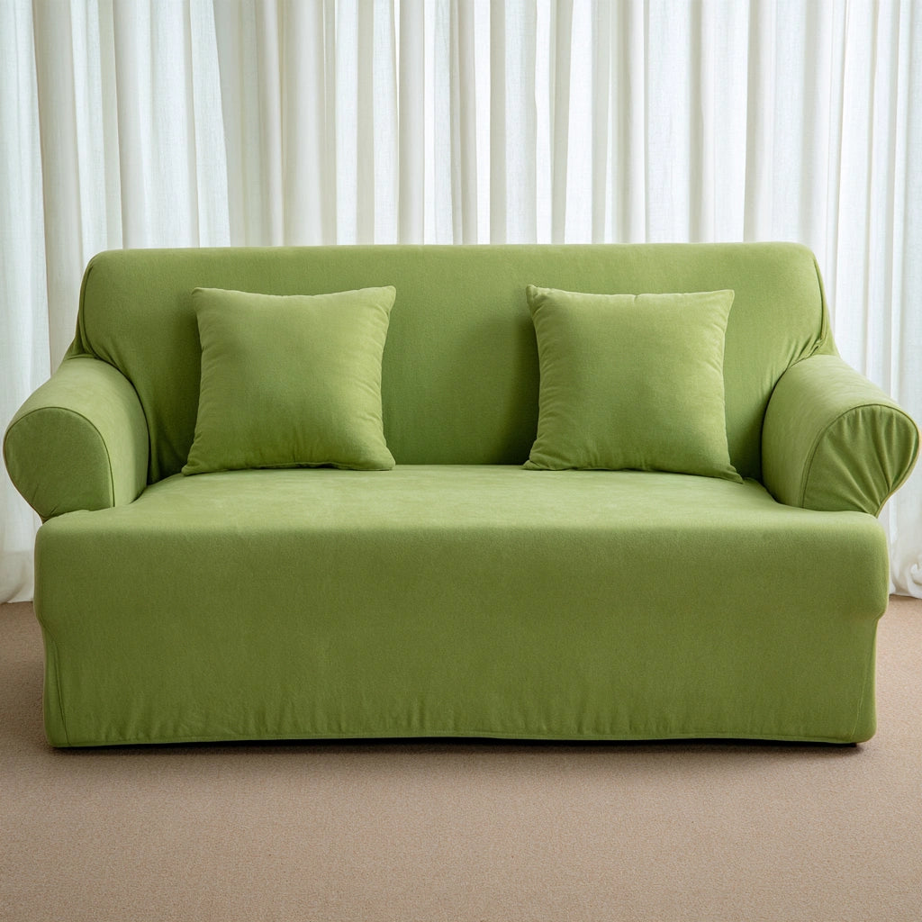 Housse extensible pour siège en tissu, coloris vert