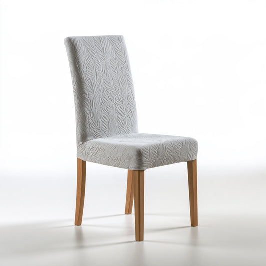 Housse extensible pour siège en tissu, coloris gris clair