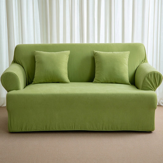 Housse extensible pour siège en tissu, coloris vert